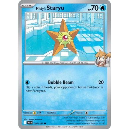 Misty's Staryu 46 - SV10 Destined Rivals Reverse Holofoil