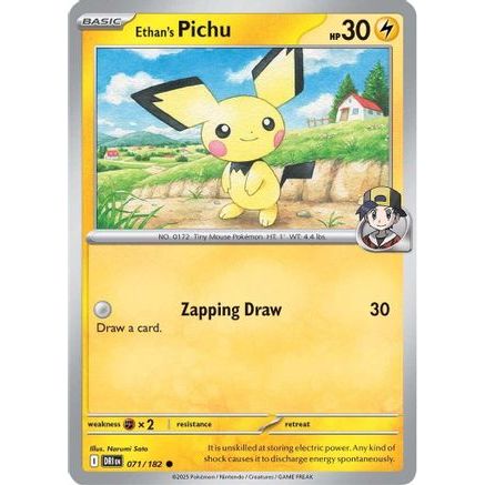 Ethan's Pichu 71 - SV10 Destined Rivals Reverse Holofoil