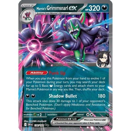 Marnie's Grimmsnarl ex 136 - SV10 Destined Rivals Holofoil