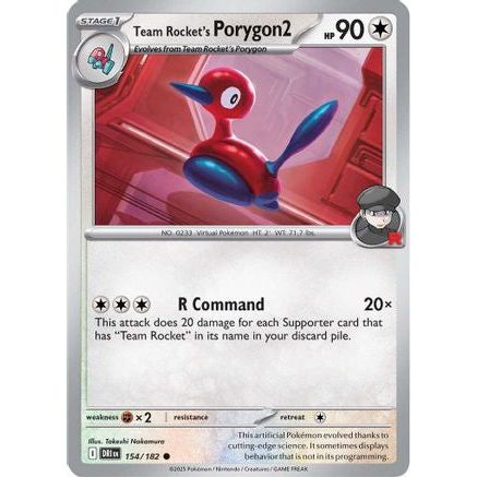 Team Rocket's Porygon2 154 - SV10 Destined Rivals