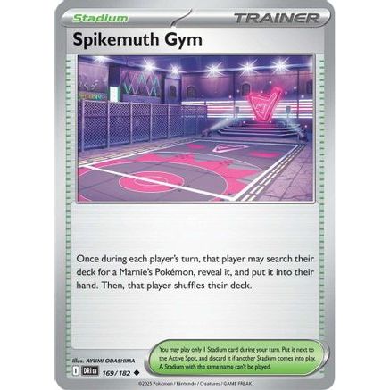 Spikemuth Gym 169 - SV10 Destined Rivals Reverse Holofoil