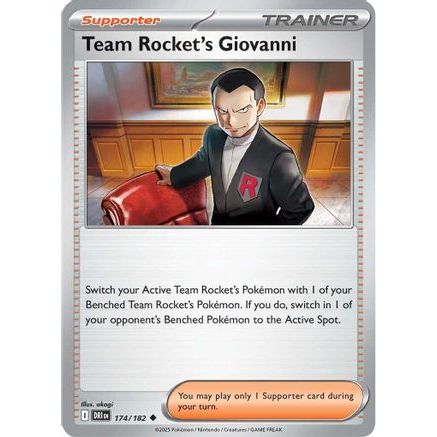 Team Rocket's Giovanni 174 - SV10 Destined Rivals Reverse Holofoil