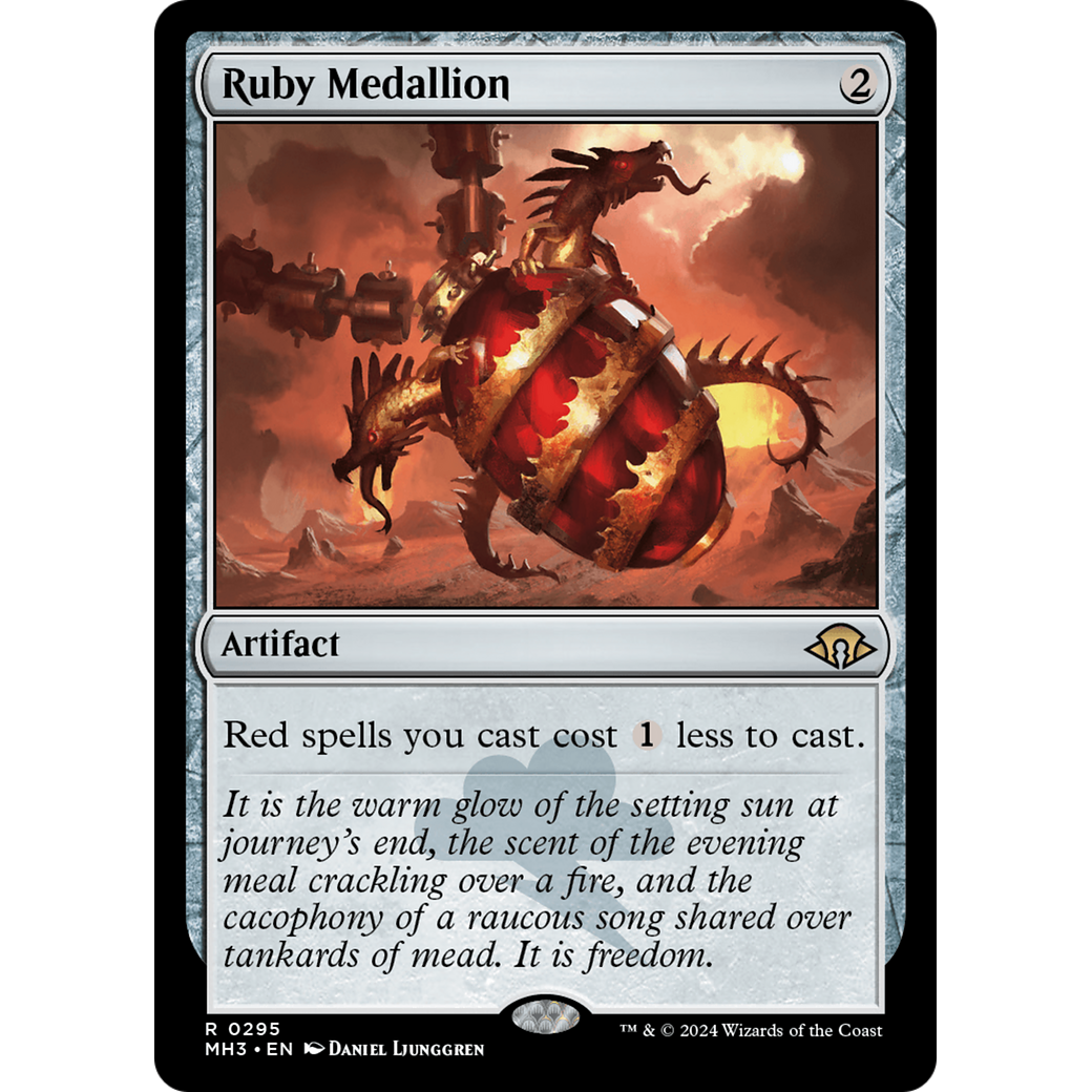 Ruby Medallion (MH3-295) - Modern Horizons 3