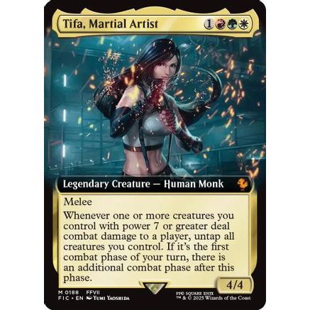 Tifa, Martial Artist (Extended Art) (FIC-188) - Commander: FINAL FANTASY Foil