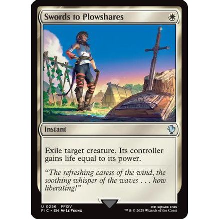 Swords to Plowshares (FIC-256) - Commander: FINAL FANTASY