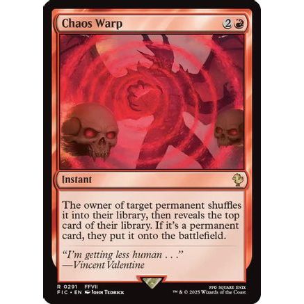 Chaos Warp (FIC-291) - Commander: FINAL FANTASY