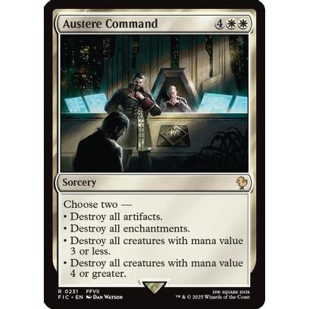 Austere Command (FIC-231) - Commander: FINAL FANTASY