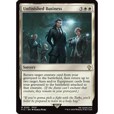 Unfinished Business (FIC-259) - Commander: FINAL FANTASY