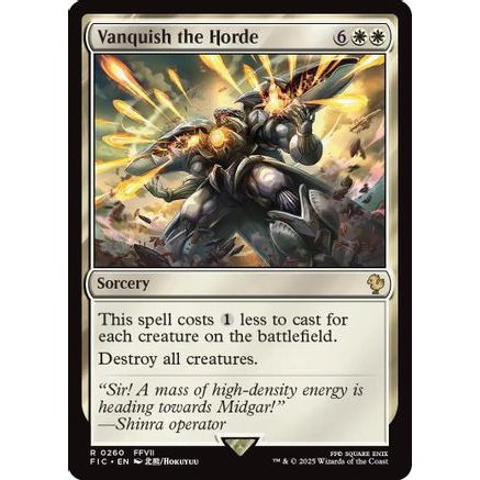 Vanquish the Horde (FIC-260) - Commander: FINAL FANTASY