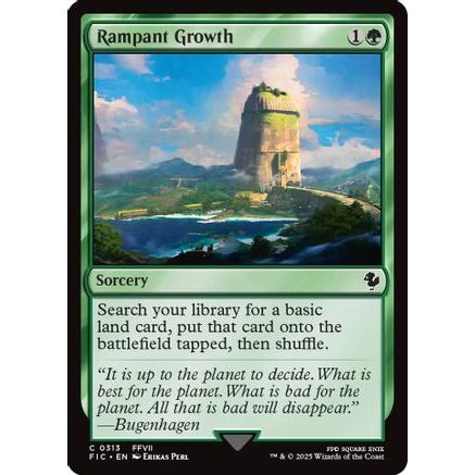 Rampant Growth (FIC-313) - Commander: FINAL FANTASY