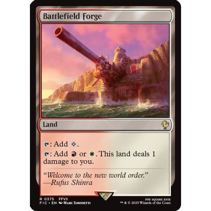 Battlefield Forge (FIC-375) - Commander: FINAL FANTASY