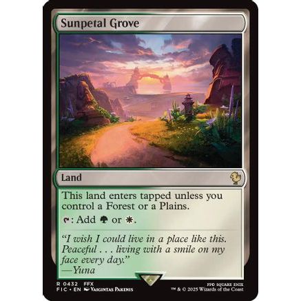 Sunpetal Grove (FIC-432) - Commander: FINAL FANTASY