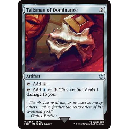 Talisman of Dominance (FIC-364) - Commander: FINAL FANTASY