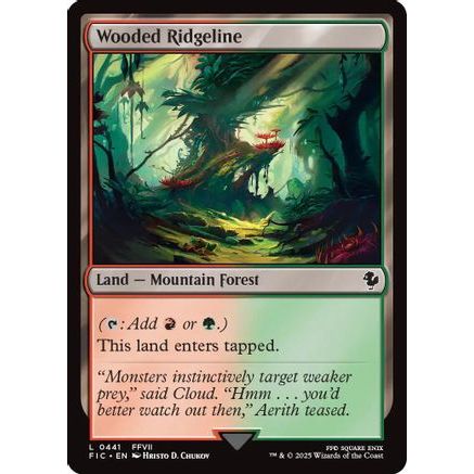 Wooded Ridgeline (FIC-441) - Commander: FINAL FANTASY