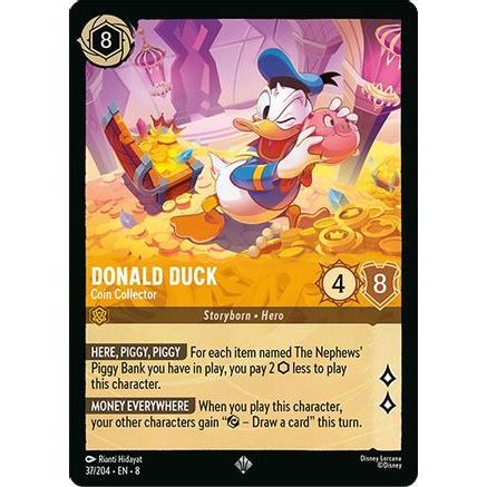 Donald Duck - Coin Collector (37/204) - Reign of Jafar Cold Foil