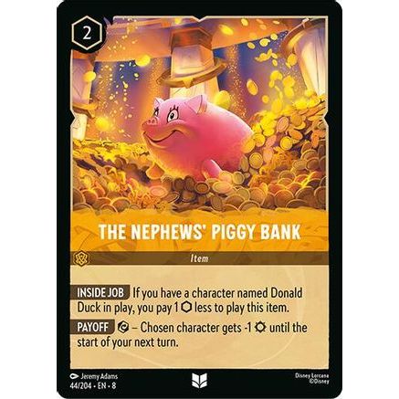 The Nephews' Piggy Bank (44/204) - Reign of Jafar Cold Foil