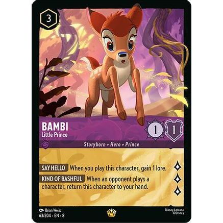 Bambi - Little Prince (63/204) - Reign of Jafar Cold Foil