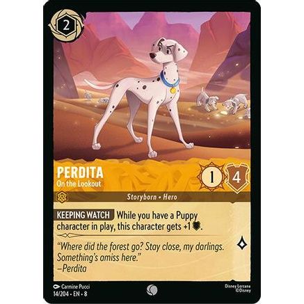 Perdita - On the Lookout (14/204) - Reign of Jafar Cold Foil