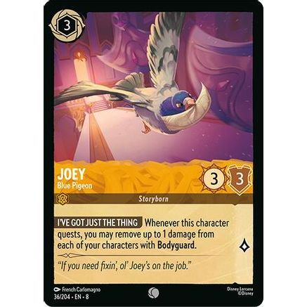 Joey - Blue Pigeon (36/204) - Reign of Jafar