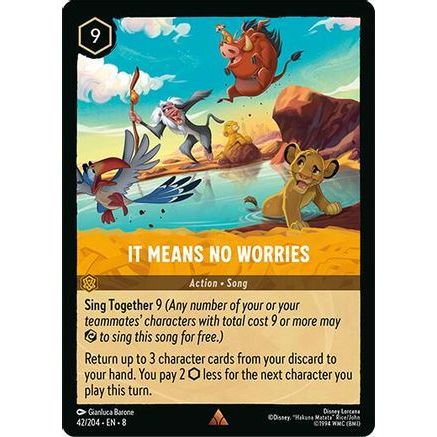 It Means No Worries (42/204) - Reign of Jafar Cold Foil