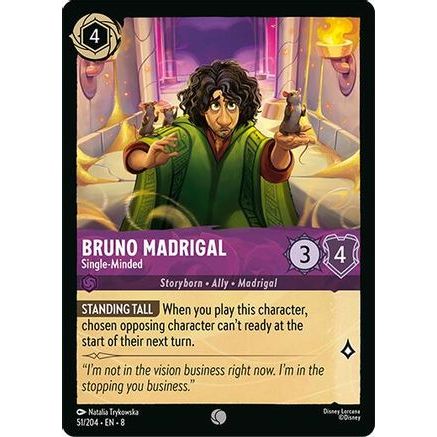 Bruno Madrigal - Single-Minded (51/204) - Reign of Jafar Cold Foil