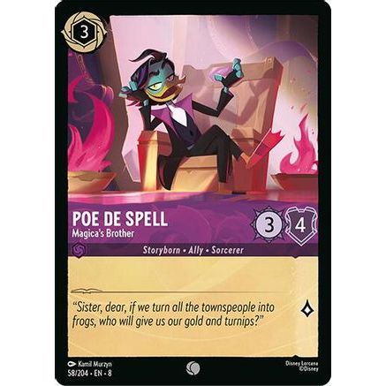 Poe De Spell - Magica's Brother (58/204) - Reign of Jafar