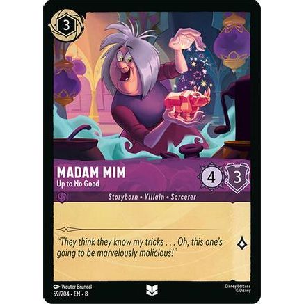 Madam Mim - Up to No Good (59/204) - Reign of Jafar Cold Foil