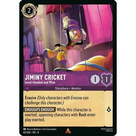 Jiminy Cricket - Level-Headed and Wise (62/204) - Reign of Jafar