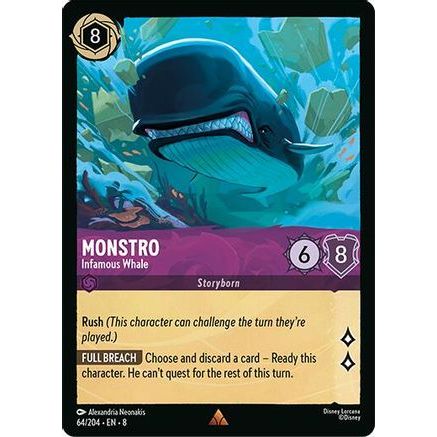 Monstro - Infamous Whale (64/204) - Reign of Jafar Cold Foil