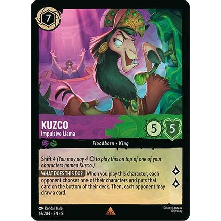 Kuzco - Impulsive Llama (67/204) - Reign of Jafar Cold Foil