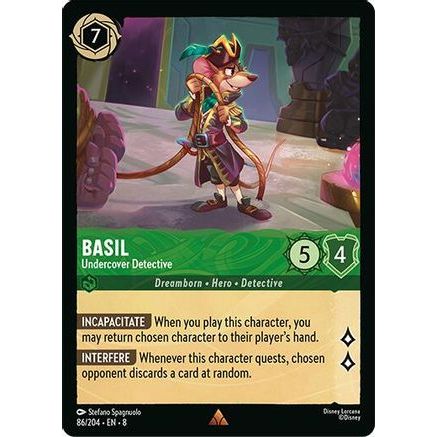 Basil - Undercover Detective (86/204) - Reign of Jafar