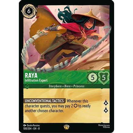 Raya - Infiltration Expert (100/204) - Reign of Jafar Cold Foil