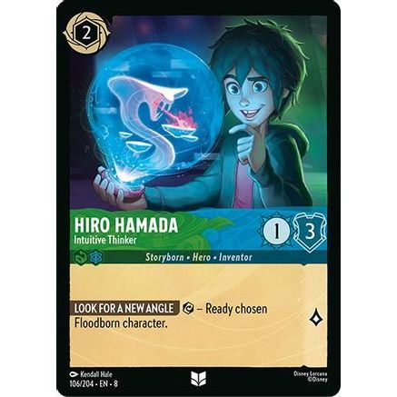 Hiro Hamada - Intuitive Thinker (106/204) - Reign of Jafar Cold Foil