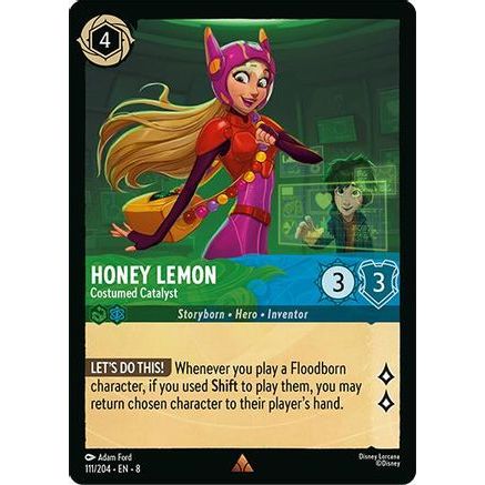 Honey Lemon - Costumed Catalyst (111/204) - Reign of Jafar Cold Foil