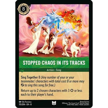 Stopped Chaos in Its tracks (115/204) - Reign of Jafar Cold Foil