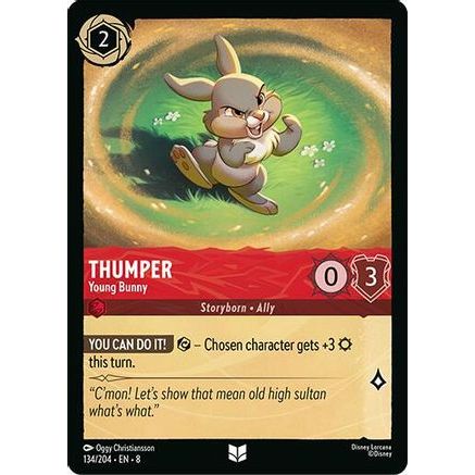 Thumper - Young Bunny (134/204) - Reign of Jafar Cold Foil