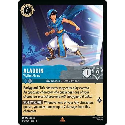 Aladdin - Vigilant Guard (170/204) - Reign of Jafar Cold Foil