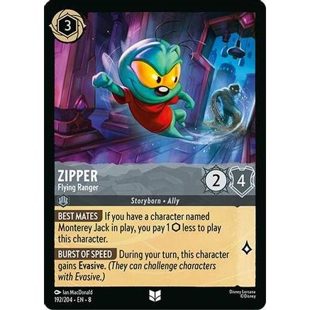 Zipper - Flying Ranger (192/204) - Reign of Jafar Cold Foil