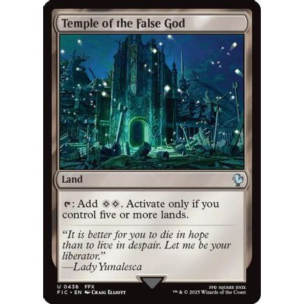 Temple of the False God (FIC-438) - Commander: FINAL FANTASY