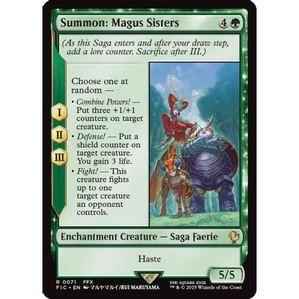 Summon: Magus Sisters (FIC-071) - Commander: FINAL FANTASY