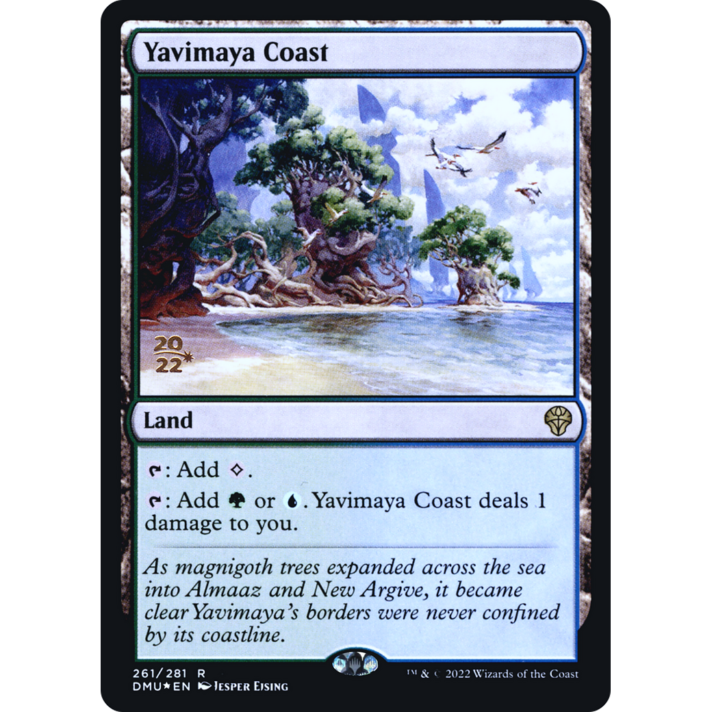 Yavimaya Coast (PRE-261) - Dominaria United Promos Foil