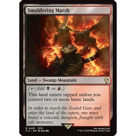 Smoldering Marsh (FIC-425) - Commander: FINAL FANTASY