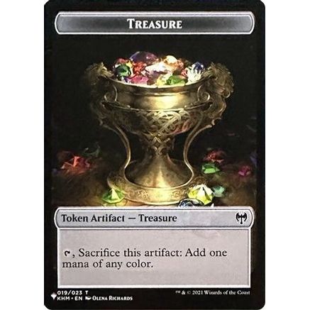 Treasure // Egg Double-Sided Token (LIST-19 // 8) - Secret Lair Drop Series