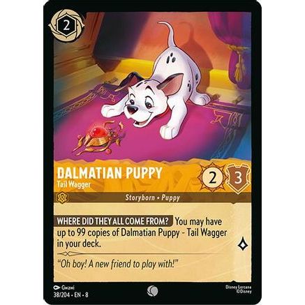 Dalmatian Puppy - Tail Wagger (38/204) - Reign of Jafar Cold Foil