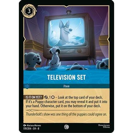 Television Set (178/204) - Reign of Jafar Cold Foil