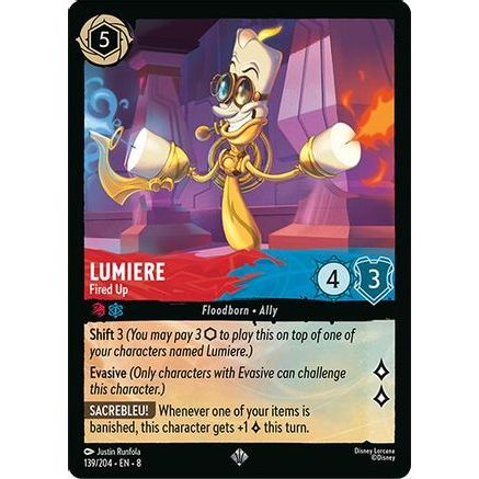 Lumiere - Fired Up (139/204) - Reign of Jafar Cold Foil