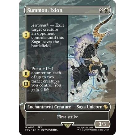 Summon: Ixion (Borderless) (FIC-195) - Commander: FINAL FANTASY Foil