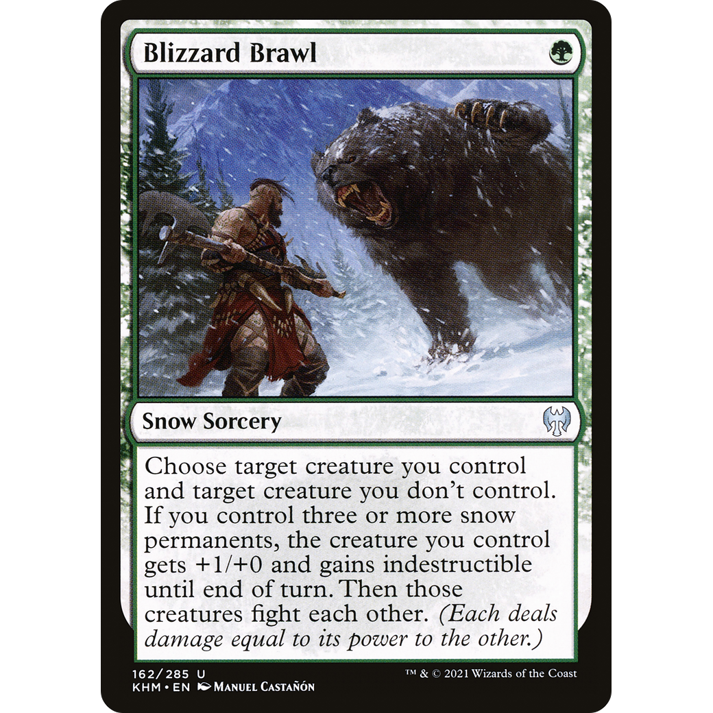 Blizzard Brawl (KHM-162) - Kaldheim: (snow) Foil