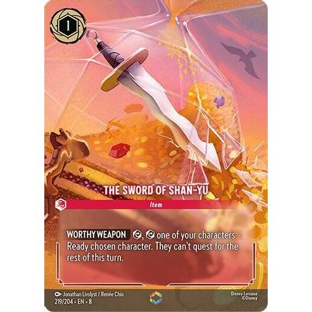 The Sword of Shan Yu (Enchanted) (219/204) - Reign of Jafar Holofoil