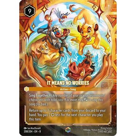 It Means No Worries (Enchanted) (208/204) - Reign of Jafar Holofoil